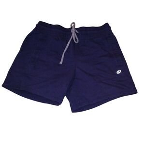 Spalding  Navy Casual Drawstring Pockets Relax Fit Hipster sweatpants shorts S/P